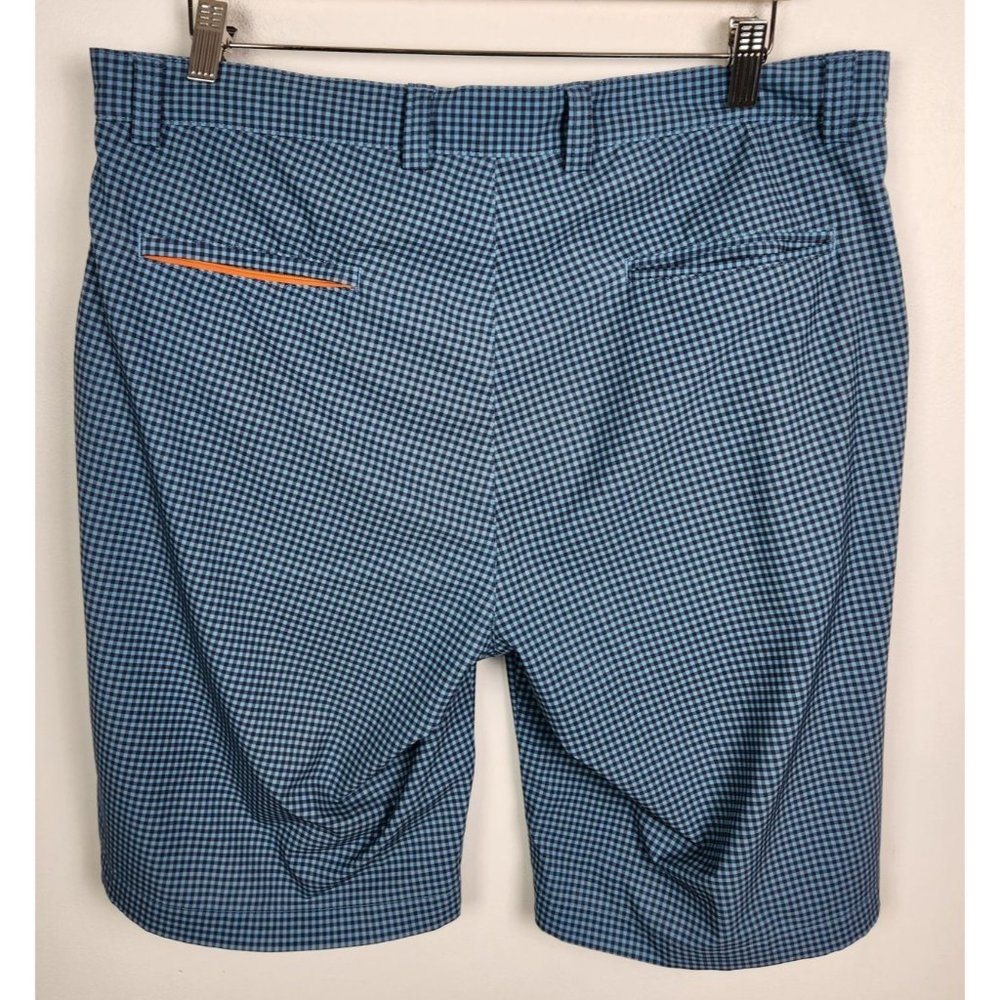 Peter Millar 4 Water Men's Sz. 35 Surf/Water Shorts In Gingham Blue - Picture 6 of 7